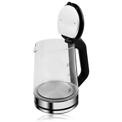 Скляний електрочайник Domotec MS 7846 2.3 л 2000 Вт, з жароміцного скла з LED-підсвіткою і захистом від перегрівання - фото 5