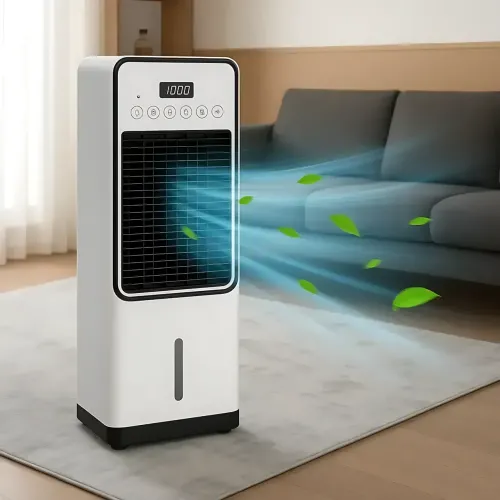 Підлоговий кліматичний комплекс 5в1 Germatic Air Max Pro 2в1 BFX-8D-1668, охолоджувач повітря, нагрівач, зволожувач, 60 Вт - фото 3
