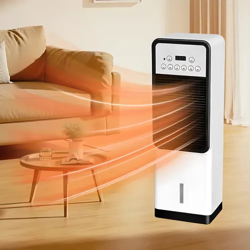 Підлоговий кліматичний комплекс 5в1 Germatic Air Max Pro 2в1 BFX-8D-1668, охолоджувач повітря, нагрівач, зволожувач, 60 Вт - фото 4