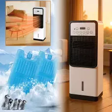Підлоговий кліматичний комплекс 5в1 Germatic Air Max Pro 2в1 BFX-8D-1668, охолоджувач повітря, нагрівач, зволожувач, 60 Вт