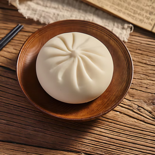 Сенсорна іграшка-антистрес «Пельмень Бао» (Bao Bun), мила м'яка іграшка в пастельних тонах, 10 см - фото 10