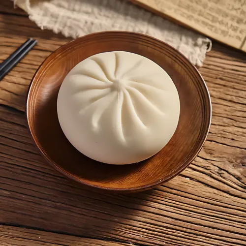 Сенсорна іграшка-антистрес «Пельмень Бао» (Bao Bun), мила м'яка іграшка в пастельних тонах, 10 см - фото 10