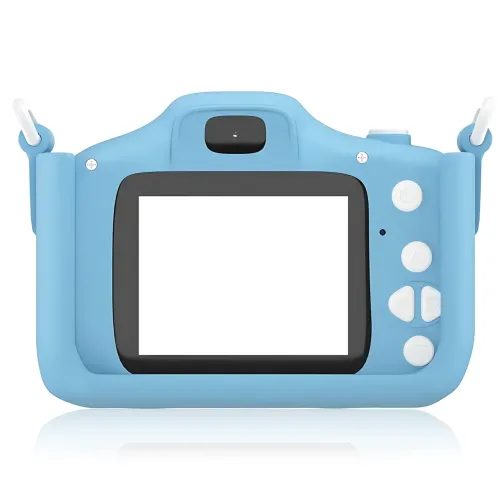 Дитячий цифровий фотоапарат із селфі-камерою AND T14 Smart Kids Kitty, фотокамера для дітей із іграми та силіконовим чохлом - фото 3