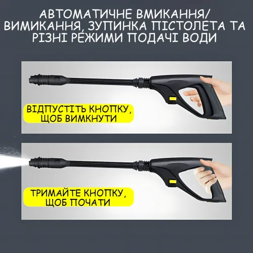 Мийка високого тиску MKA-03, 1200 Вт, 220 В, електромийка для авто, дачі та дому - фото 8