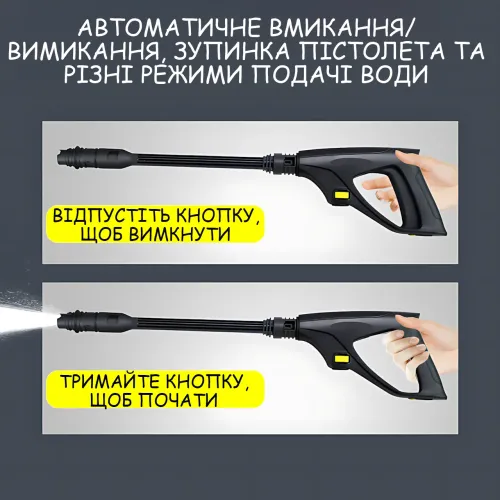 Мойка высокого давления MKA-03, 1200 Вт, 220В, электромойка для авто, дачи и дома - фото 8