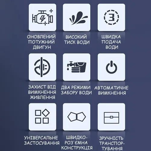 Мойка высокого давления MKA-03, 1200 Вт, 220В, электромойка для авто, дачи и дома - фото 6