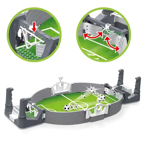 Настільний футбол для дітей і дорослих AND 5661, мініфутбол настільна гра 47х10х22.5 см, гра для двох гравців - фото 4