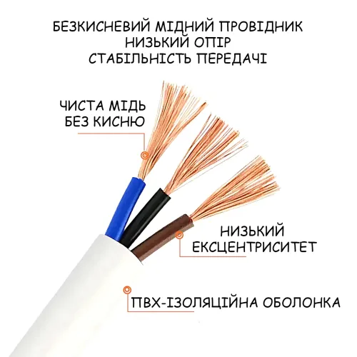 Мережевий фільтр-подовжувач із бездротовою зарядкою Qi, 3 розетки, 4 USB + Type-C, 3 метри, чорний - фото 6