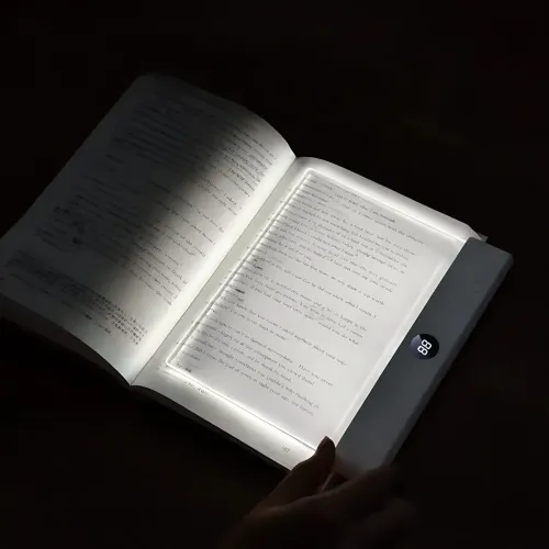 Закладка-світильник AND 5821 для читання книг з LED-підсвіткою, плоска LED-панель для комфортного читання, білий - фото 6