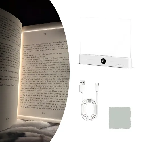 Закладка-світильник AND 5821 для читання книг з LED-підсвіткою, плоска LED-панель для комфортного читання, білий - фото 10