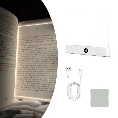Закладка-світильник AND 5821 для читання книг з LED-підсвіткою,плоска LED-панель для комфортного читання, працює від батарейок - фото 10