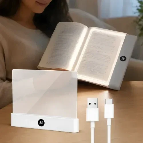 Закладка-світильник AND 5821 для читання книг з LED-підсвіткою,плоска LED-панель для комфортного читання, працює від батарейок - фото 8