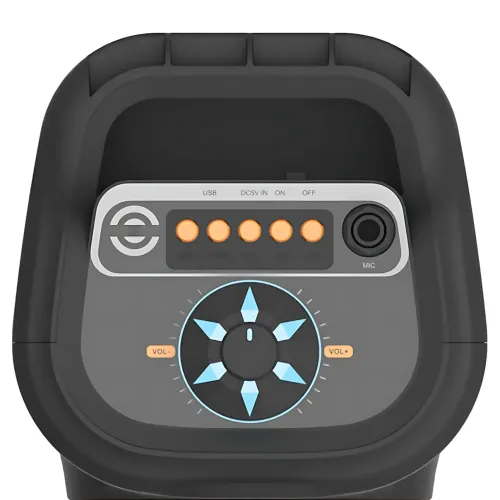 Портативна Bluetooth-колонка Adar MS-3629BT, 30 Вт, з караоке, RGB-підсвіткою, FM-радіо, USB/AUX/TF - фото 6