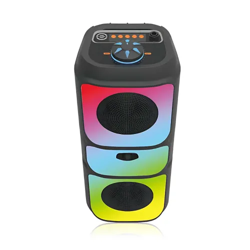 Портативна Bluetooth-колонка Adar MS-3629BT, 30 Вт, з караоке, RGB-підсвіткою, FM-радіо, USB/AUX/TF - фото 4