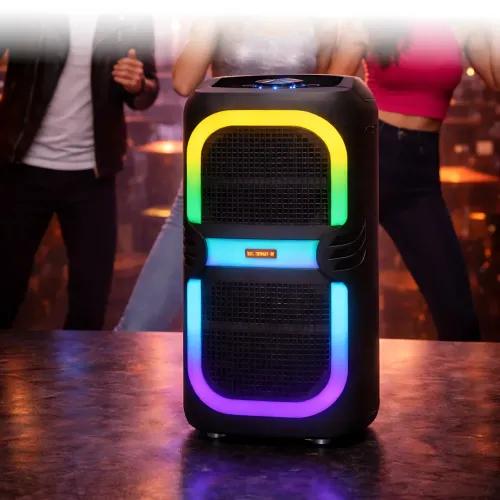 Портативна Bluetooth-колонка MS-2039BT, 50 Вт, RGB-підсвіткою, TWS, FM-радіо, USB/AUX/TF - фото 8