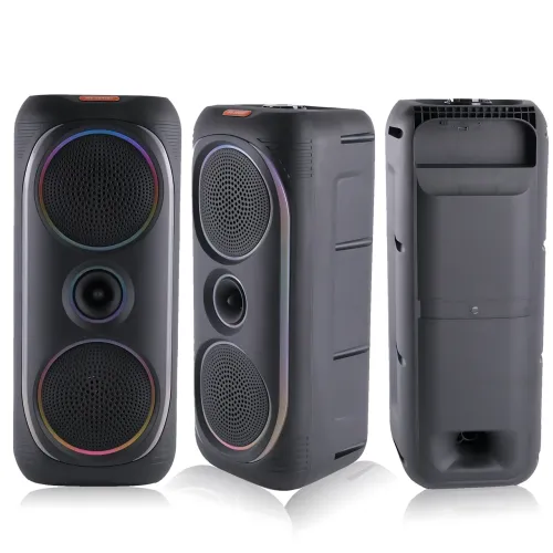 Портативна Bluetooth-колонка MS-2041BT, 50 Вт, з бездротовим мікрофоном, RGB-підсвіткою, TWS, FM-радіо, USB/AUX/TF - фото 5