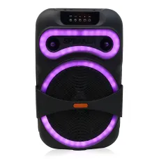 Портативна Bluetooth-колонка MS-1201BT-W, 50 Вт, з бездротовим мікрофоном, FM-радіо, USB/AUX/SD, караоке-система
