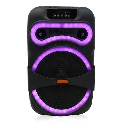 Портативна Bluetooth-колонка MS-1201BT-W, 50 Вт, з бездротовим мікрофоном, FM-радіо, USB/AUX/SD, караоке-система - фото 5