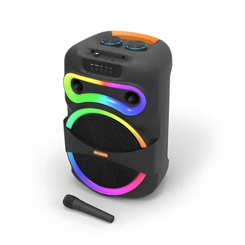 Портативна Bluetooth-колонка MS-1201BT-W, 50 Вт, з бездротовим мікрофоном, FM-радіо, USB/AUX/SD, караоке-система - фото 9