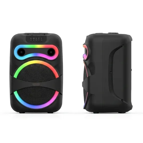 Портативна Bluetooth-колонка MS-1201BT-W, 50 Вт, з бездротовим мікрофоном, FM-радіо, USB/AUX/SD, караоке-система - фото 2