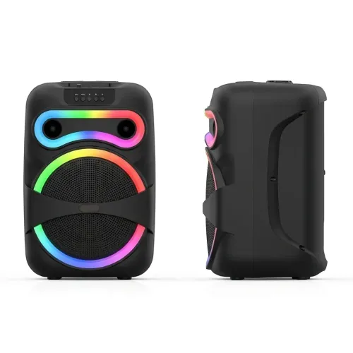 Портативна Bluetooth-колонка MS-1201BT-W, 50 Вт, з бездротовим мікрофоном, FM-радіо, USB/AUX/SD, караоке-система - фото 2