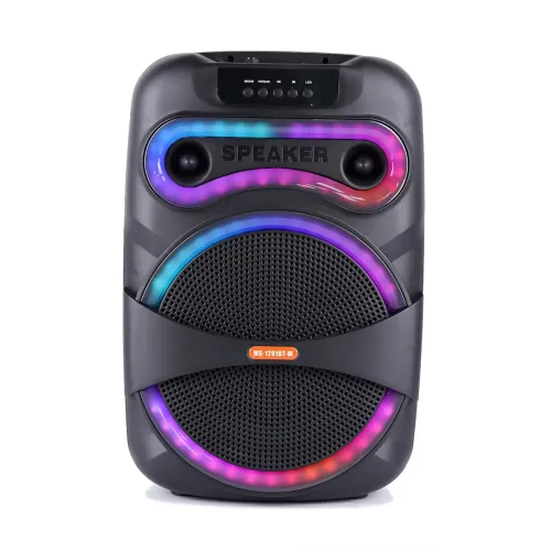 Портативна Bluetooth-колонка MS-1201BT-W, 50 Вт, з бездротовим мікрофоном, FM-радіо, USB/AUX/SD, караоке-система