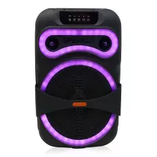Портативна Bluetooth-колонка MS-1201BT-W, 50 Вт, з бездротовим мікрофоном, FM-радіо, USB/AUX/SD, караоке-система