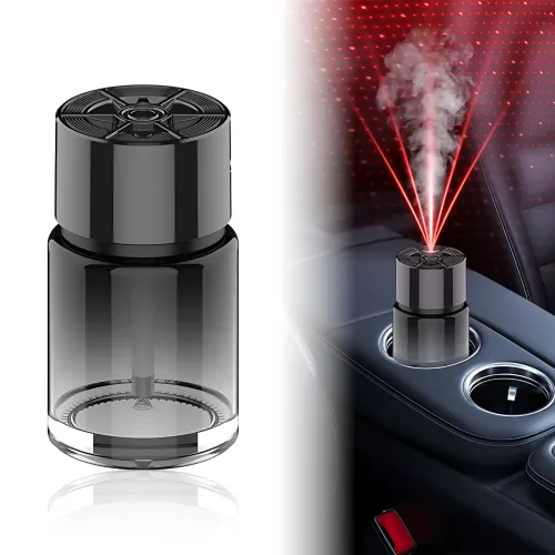 Автомобільний ароматизатор-зволожувач «Зоряне небо» XT036 з LED-проєкцією