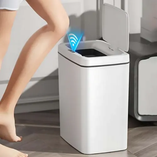 Розумне сенсорне відро для сміття Smart Trash Can 16 л, безконтактне автоматичне відро для сміття з кришкою, електро контейнер Бла - фото 4