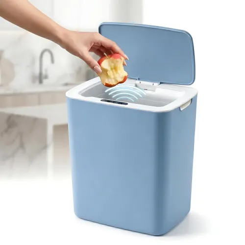 Розумне сенсорне відро для сміття Smart Trash Can 16 л, безконтактне автоматичне відро для сміття з кришкою, електро контейнер Бла