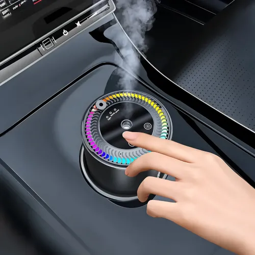 Автомобильный ароматизатор с RGB-подсветкой и эффектом Звездное небо XT045 с ароматом - фото 3