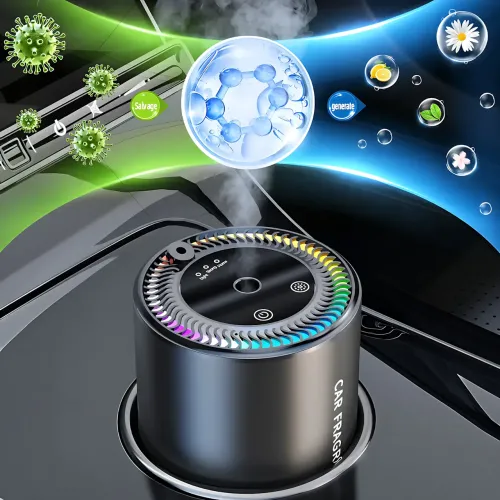 Автомобільний ароматизатор з RGB-підсвіткою й ефектом Зоряне небо XT045 - фото 5