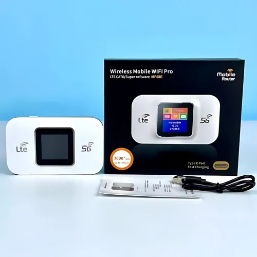 Портативний 4G/5G Wi-Fi роутер з дисплеєм і АКБ 3000 mAh, кишеньковий модем для SIM-картки (до 10 пристроїв) - фото 10