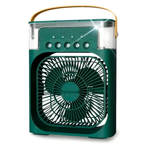 Портативний кондиціонер 4в1 Air Cooler Fan з водяним охолодженням, настільний мінівентилятор з ароматизатором і підсвіткою - фото 2