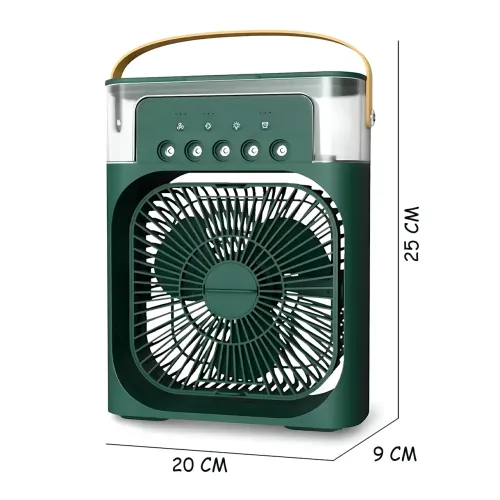 Портативный кондиционер 4в1 Air Cooler Fan с водяным охлаждением, настольный мини-вентилятор с ароматизатором и подсветкой - фото 7