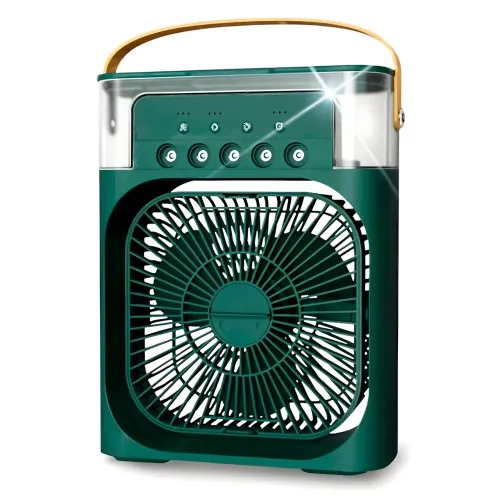 Портативный кондиционер 4в1 Air Cooler Fan с водяным охлаждением, настольный мини-вентилятор с ароматизатором и подсветкой - фото 2