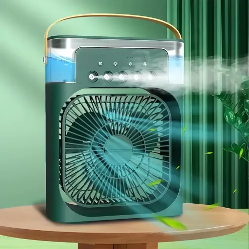 Портативный кондиционер 4в1 Air Cooler Fan с водяным охлаждением, настольный мини-вентилятор с ароматизатором и подсветкой - фото 6