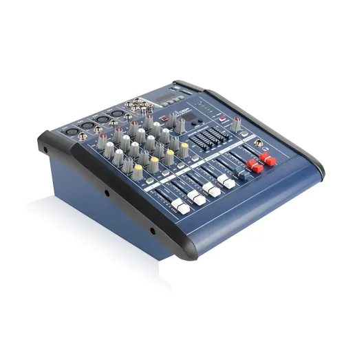 Активный микшерный пульт Mixer BT 4200D 4 канала, Bluetooth, USB, FM, 500 Вт, для караоке и звукозаписи - фото 2