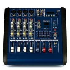 Активный микшерный пульт Mixer BT 4200D 4 канала, Bluetooth, USB, FM, 500 Вт, для караоке и звукозаписи