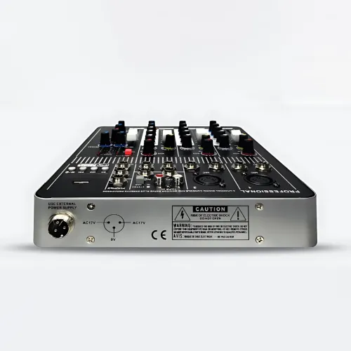 Професійний мікшерний пульт Mixer BT MT-4000 (2 канали), Bluetooth, USB, MP3, фантомне живлення +48V, DSP ефекти - фото 4