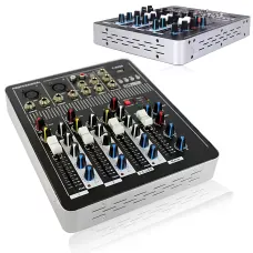 Професійний мікшерний пульт Mixer BT MT-4000 (2 канали), Bluetooth, USB, MP3, фантомне живлення +48V, DSP ефекти