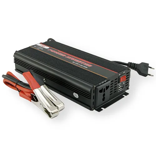 Інвертор напруги UKC 1800W (UPS+CHARGE) 12 V на 220 V, перетворювач струму з функцією ДБЖ і заряджанням акумулятора - фото 2