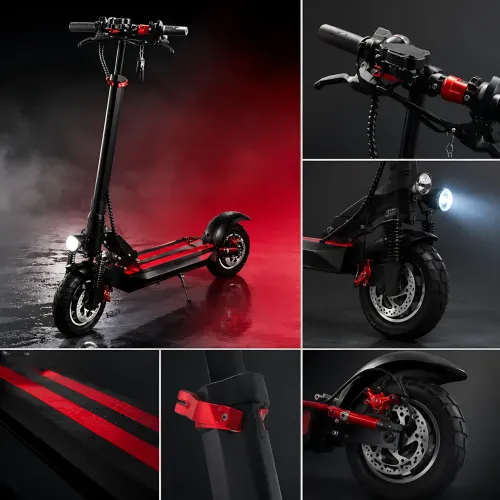Электросамокат i-Scooty M-4 (1000W, 18Ah), мощный складной электросамокат с сиденьем и амортизацией