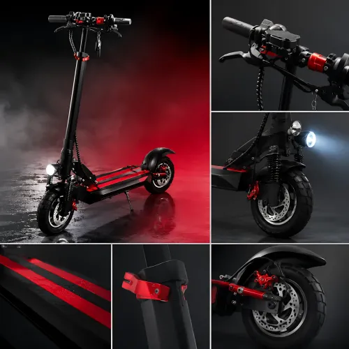 Электросамокат i-Scooty M-4 (1000W, 18Ah), мощный складной электросамокат с сиденьем и амортизацией