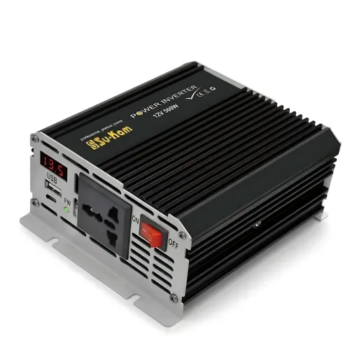 Автомобильный инвертор SU-KAM RPI 500W (12V в 220V) преобразователь напряжения с активным охлаждением для авто, кемпинга и дома - фото 2