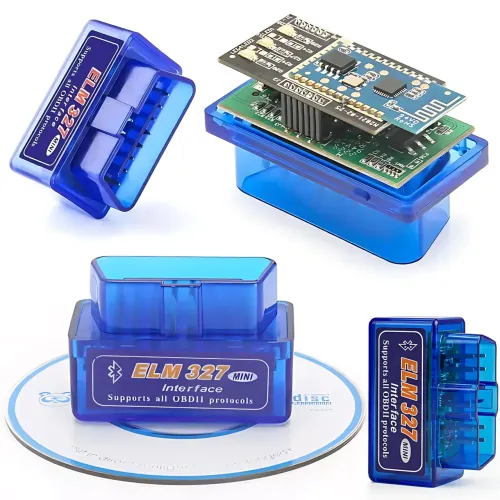 Автомобильный сканер ELM327 Bluetooth одноплатный, чип PIC18F25K80, V.2.1, диагностика авто, ВАЗ, ГАЗ, Lanos, Nissan Leaf Android