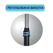 Підлоговий вентилятор BITEK 3 в 1 (BT-1882), 18 дюймів (46 см), потужність 120 Вт, 3 металеві лопаті, універсальний, підлоговий