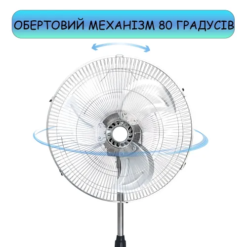 Напольный вентилятор BITEK 3 в 1 (1882), 18 дюймов (46 см), мощность 120 Вт, 3 металлические лопасти, универсальный, напольный - фото 7