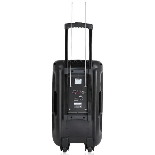 Акустична колонка ZXX-1011 800 Вт (15), портативна караоке-система з 2 радіомікрофонами, Bluetooth, TWS, еквалайзером і LED - фото 4