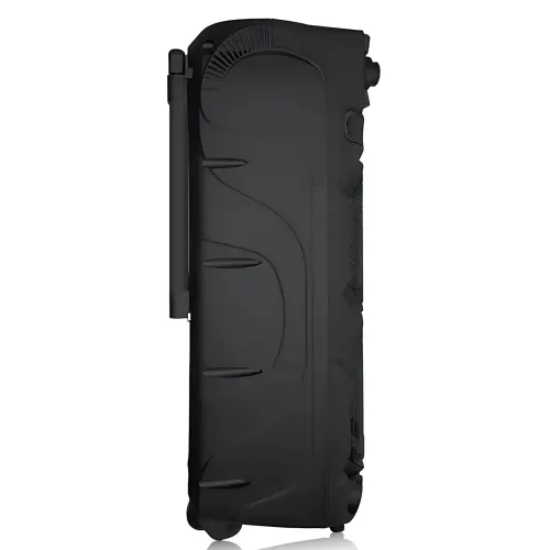 Портативная акустическая колонка ZXX-9292 60Вт 2х10 с Bluetooth, караоке, LED-подсветкой и 2 радиомикрофонами, колонка-чемодан - фото 5